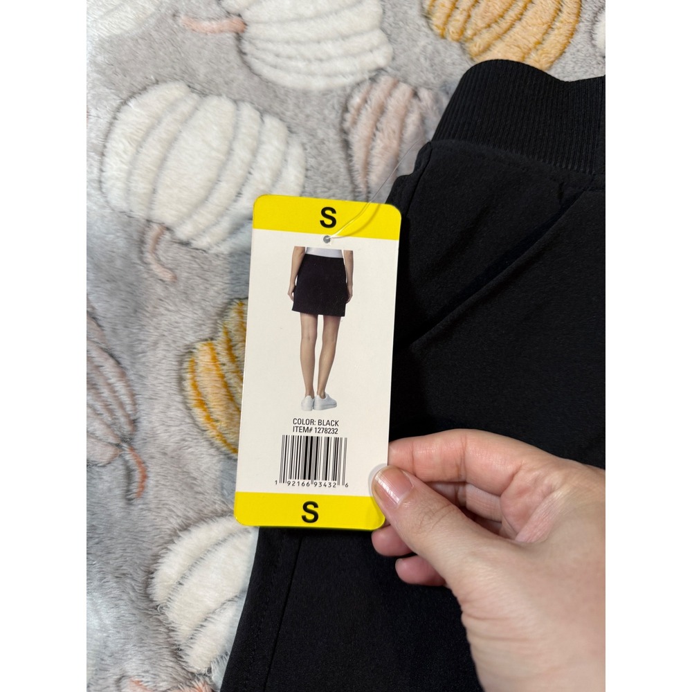 NWT 32 Degrees Cool Size Small Black Athletic Skort Pockets Golf Causal Shorts - Picture 5 of 8